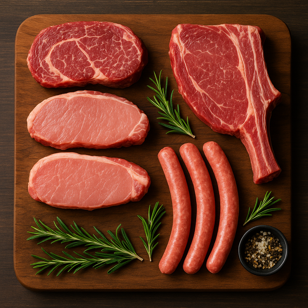 Capocollo, costine e salsicce per bbq